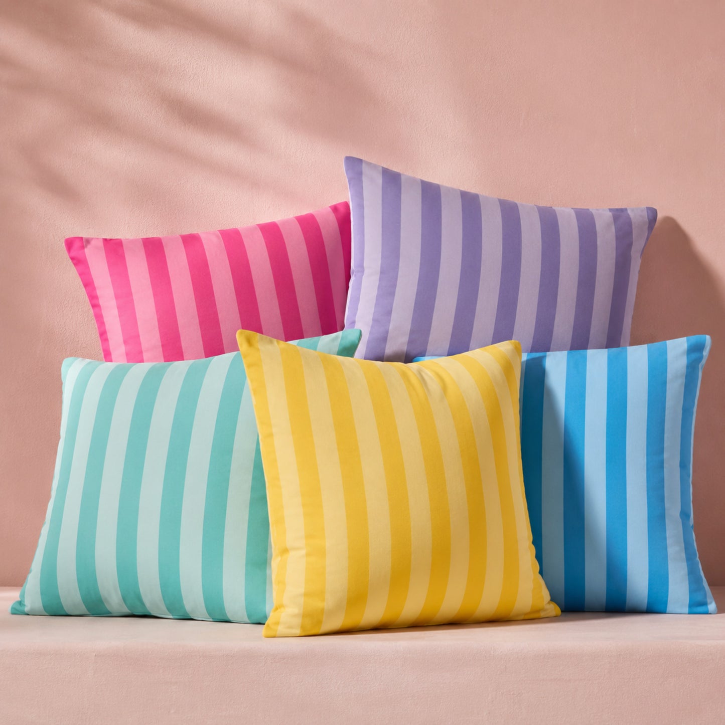 Candy Stripe cushion covers