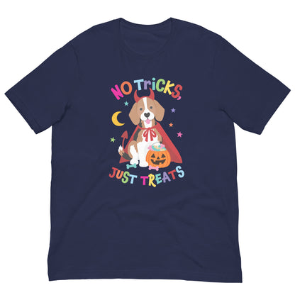 No Tricks, Just Treats Halloween Adult T Shirt