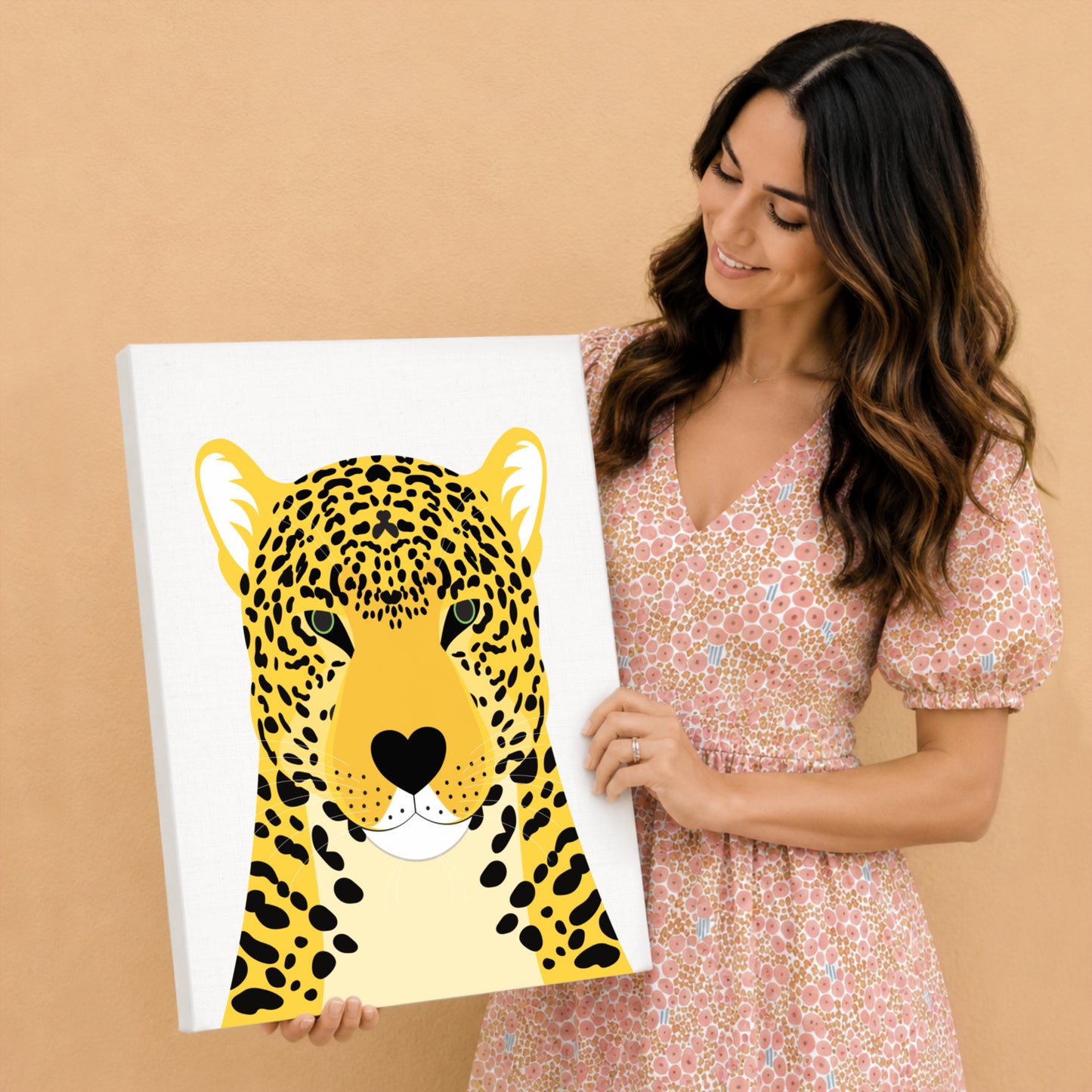 Yellow Leopard Art Print