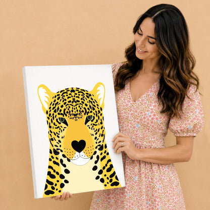 Yellow Leopard Art Print