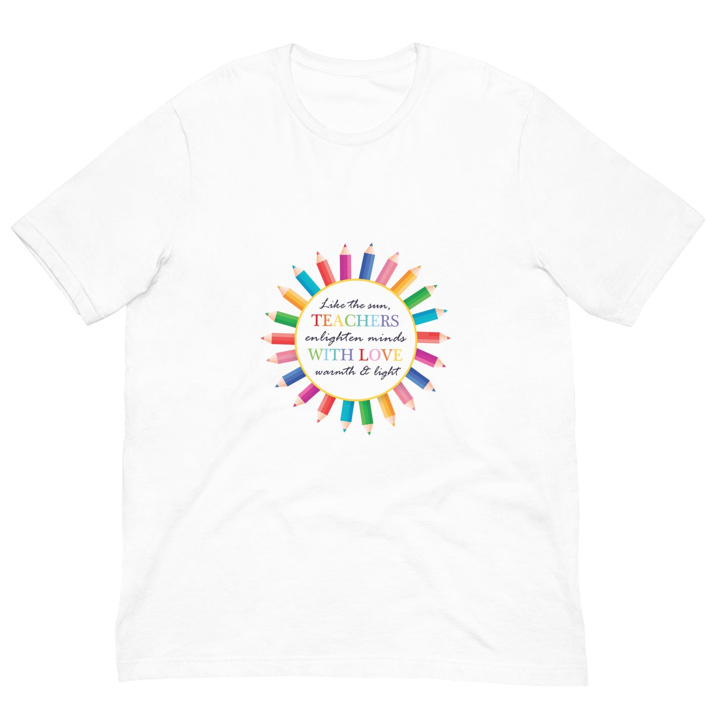 Teachers Enlighten Minds Adult T-Shirt