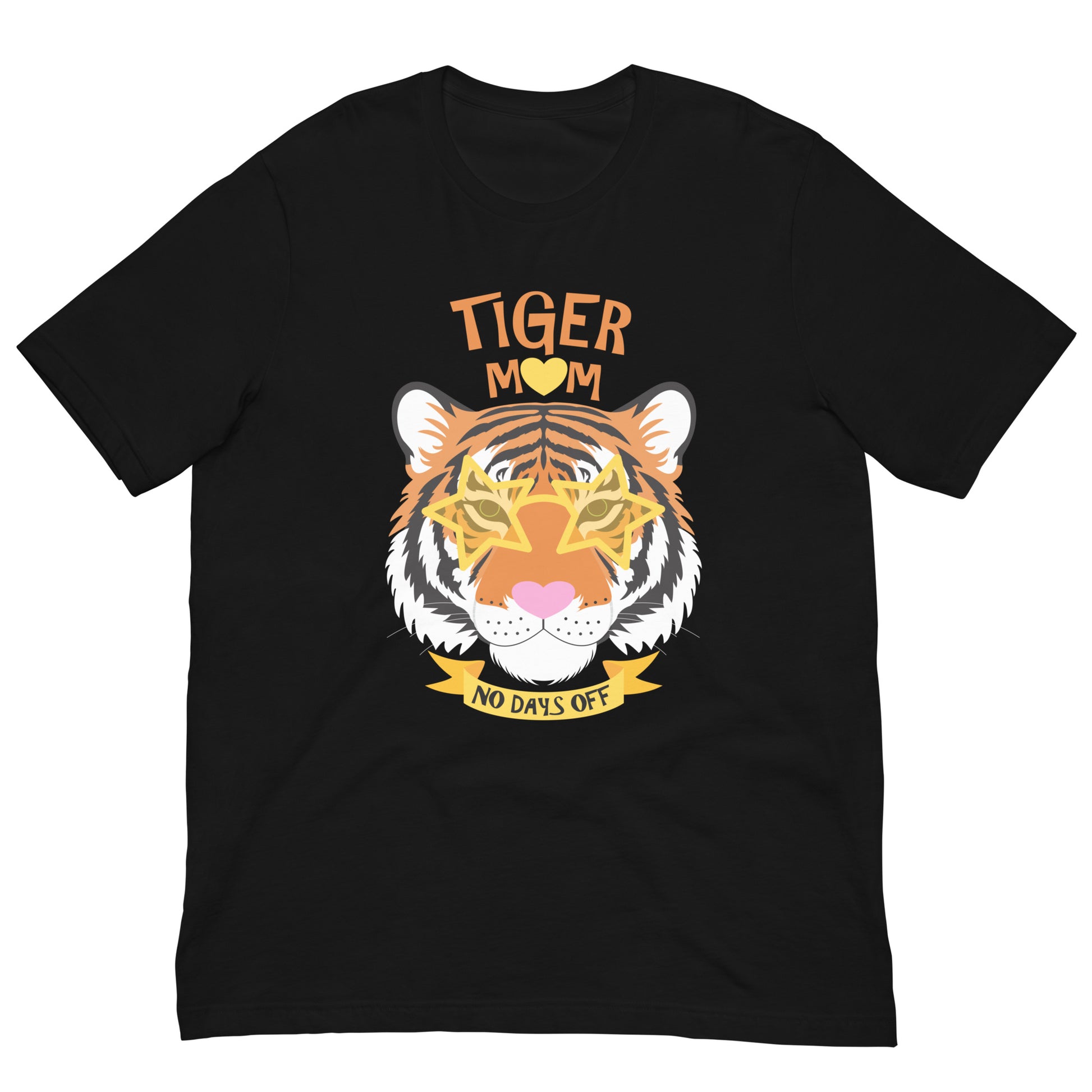 Tiger graphic black t shirt with tiger design styled for casual outfit idea