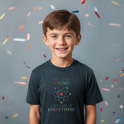 Don't trust atoms kids t-shirt