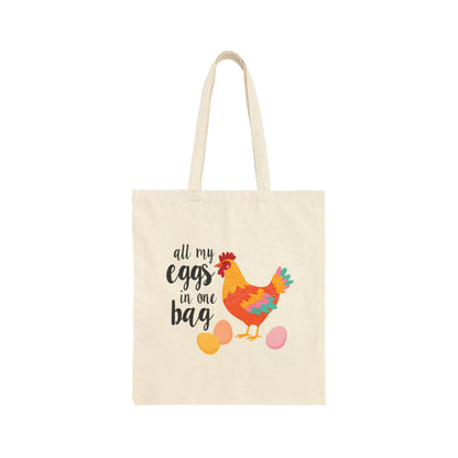 All My Eggs in One Bag Shopping Tote Bag