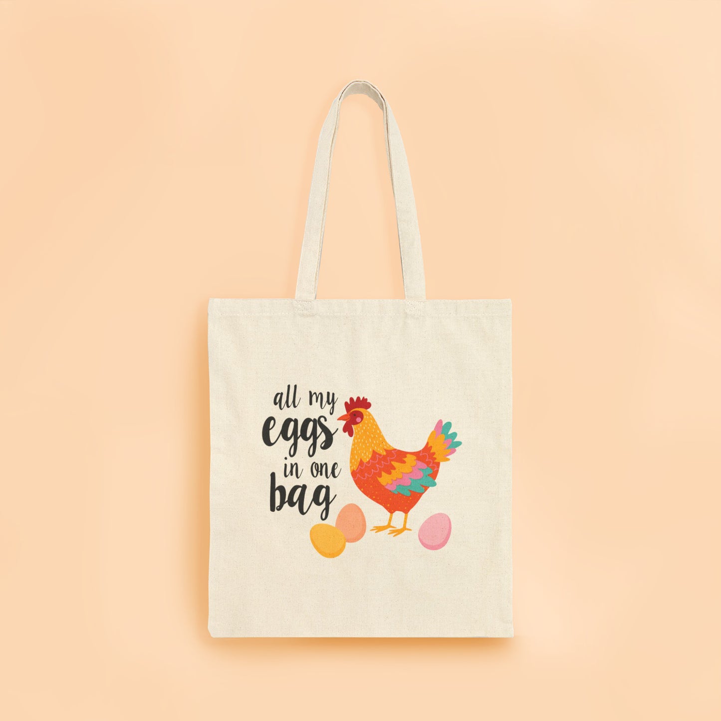All My Eggs in One Bag Shopping Tote Bag