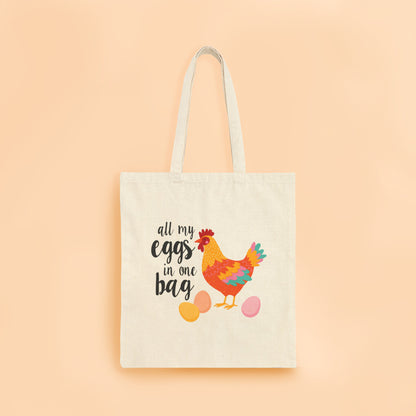 All My Eggs in One Bag Shopping Tote Bag