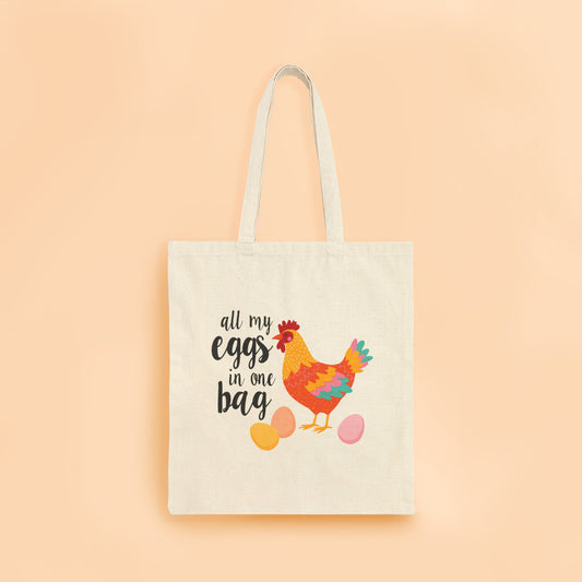 All My Eggs in One Bag Shopping Tote Bag