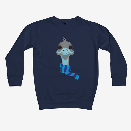 Navy blue emu jumper for kids
