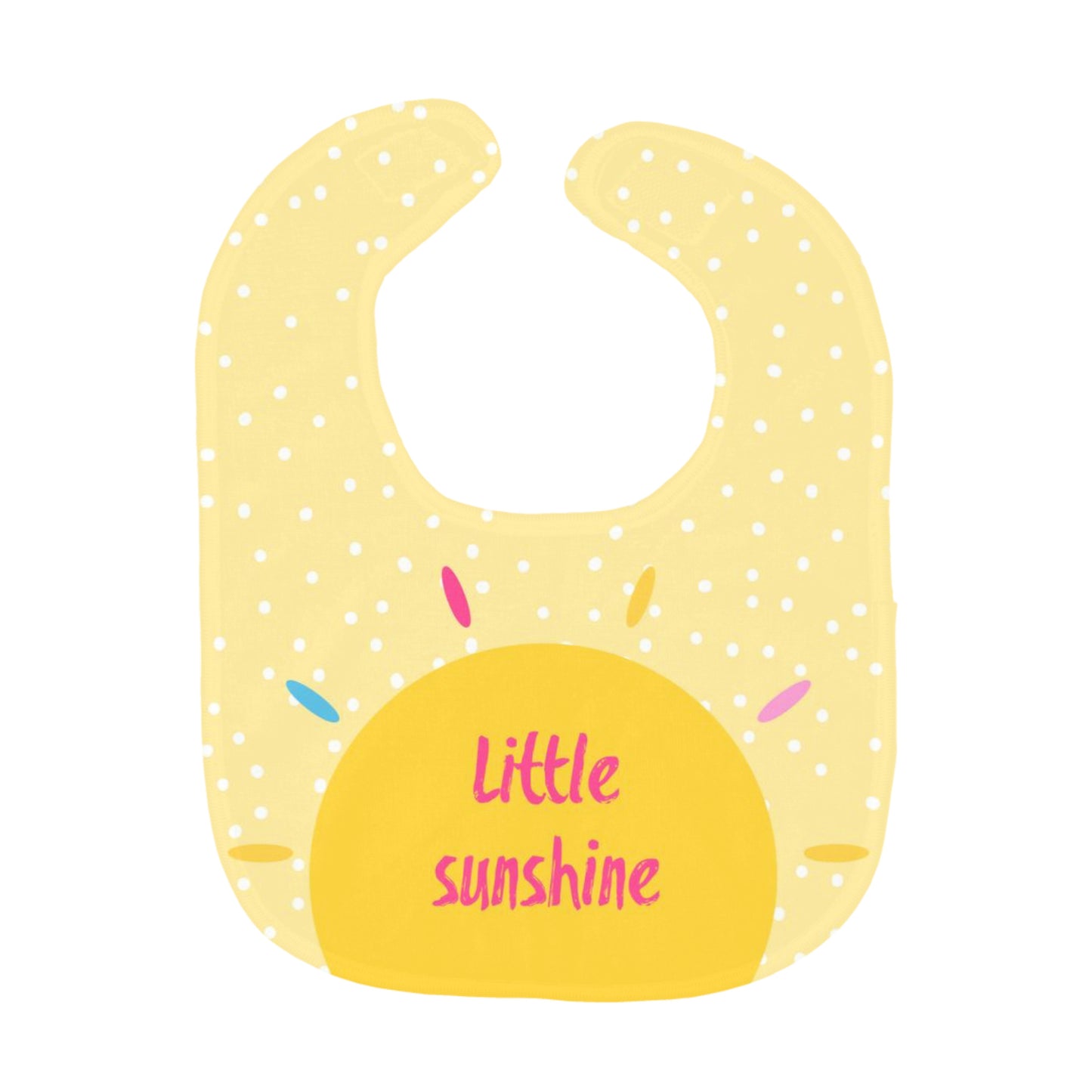 Summer sunshine baby bib set