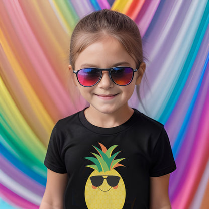 Summer pineapple kids t-shirt