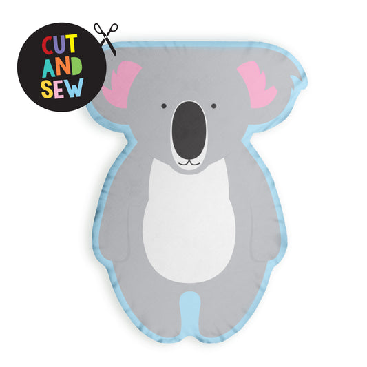  Cut and sew koala stuffed animal cushion