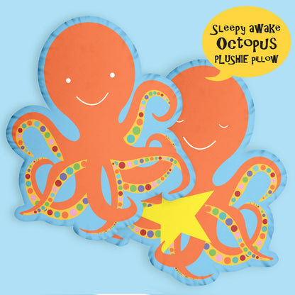 Cut and sew fabric panel - octopus pillow