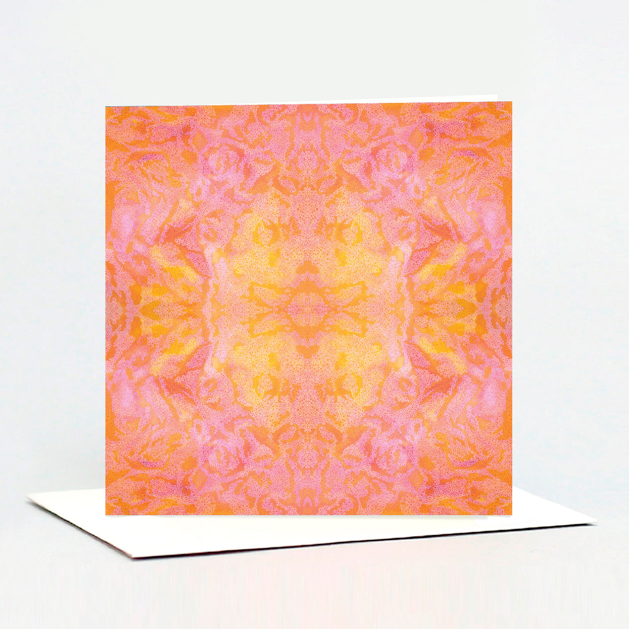 Mandala art greeting cards set of four