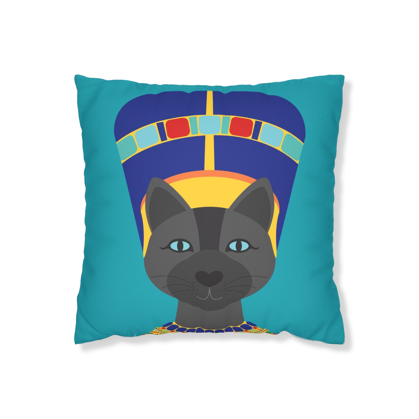 cushion cover Queen Nefertiti as a sphynx cat