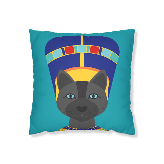 cushion cover Queen Nefertiti as a sphynx cat