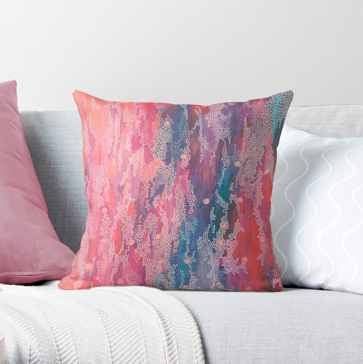Beyond the shallows decorative cushion cover