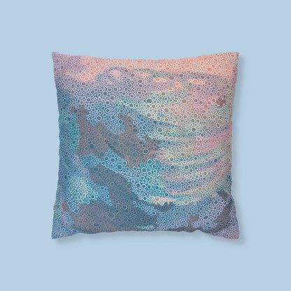 Coral Seas decorative cushion cover