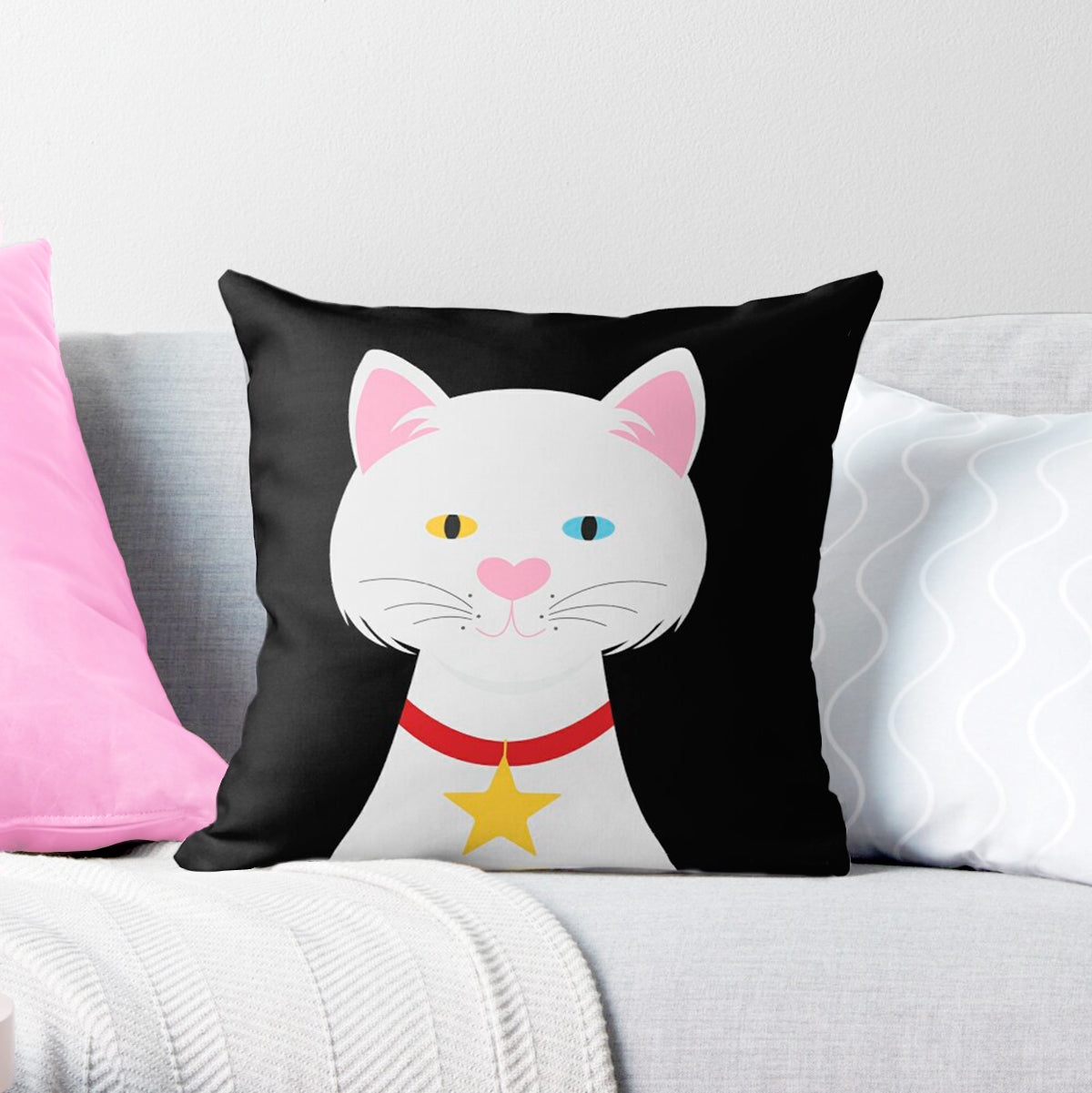 Purrfect cat cushion cover