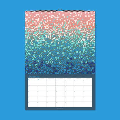 2025 abstract art calendar