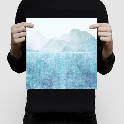 Blue lake limited edition print