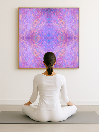Jacaranda Season Mandala Limited Edition Art Print
