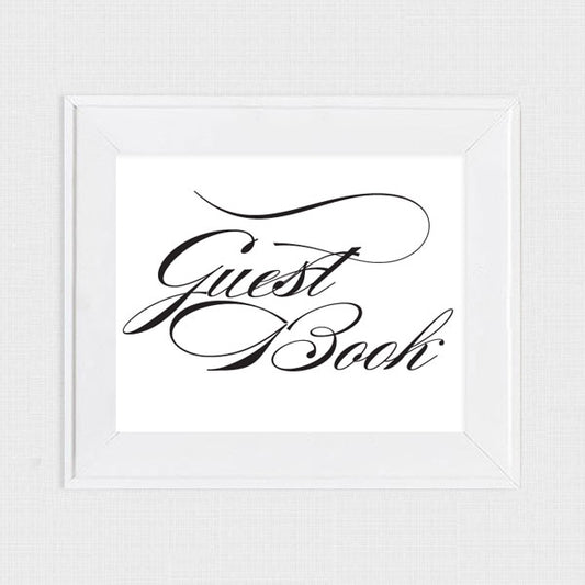 FREE simple guest book sign