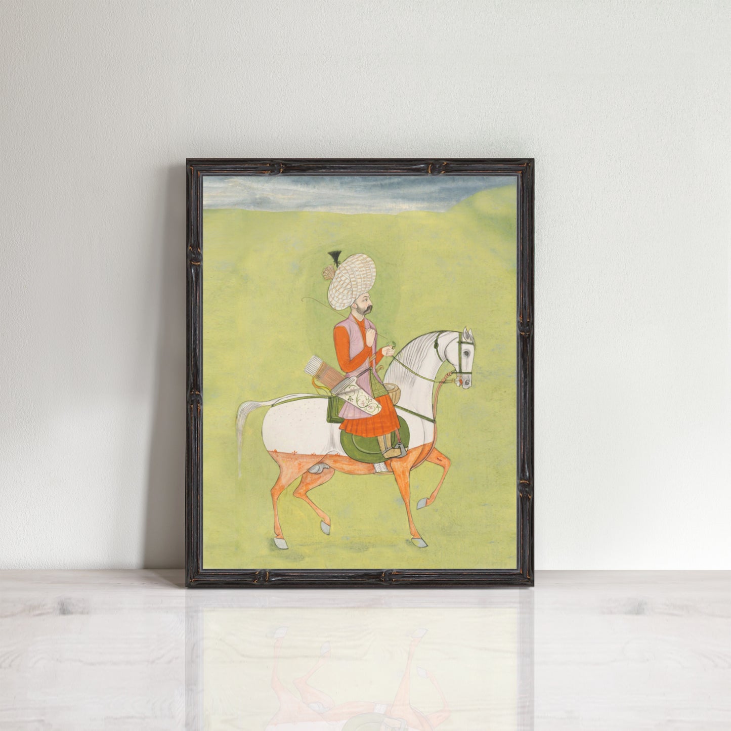 Vintage Persian Prince and Indian Raja on Horseback prints