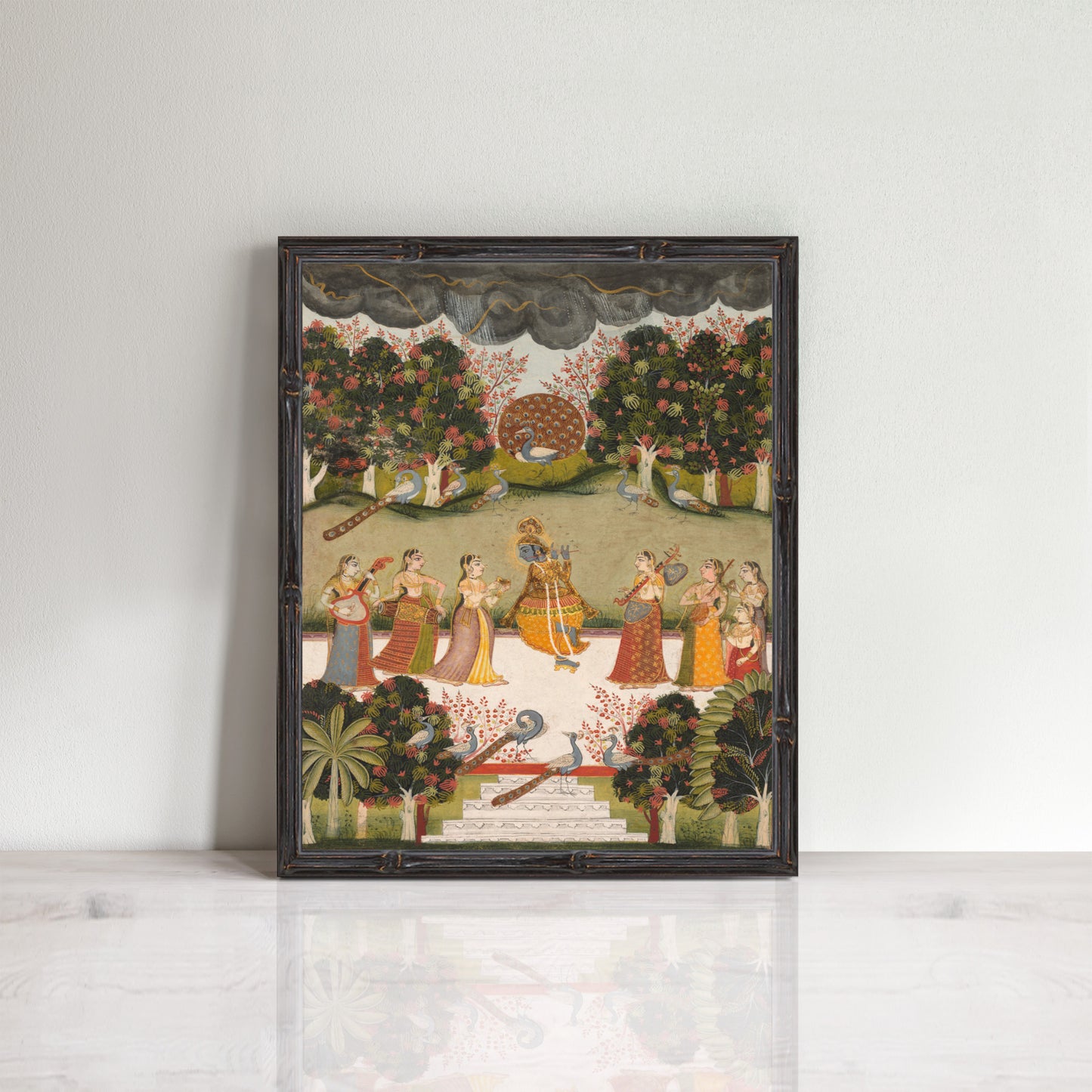 Vintage Indian art scene prints