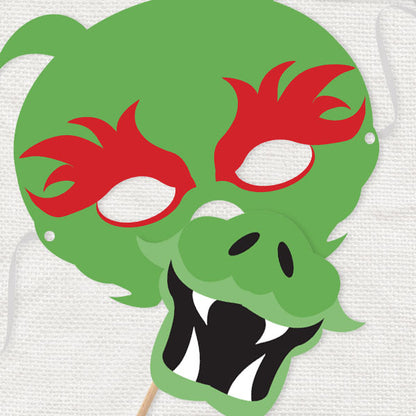 dragon mask - PRINTABLE FILE