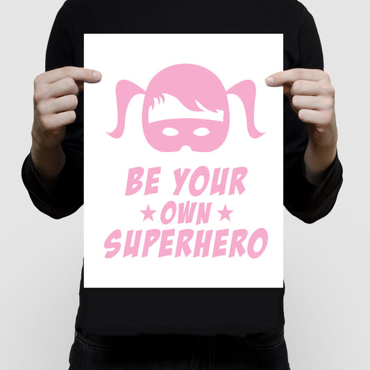 Superhero girl print