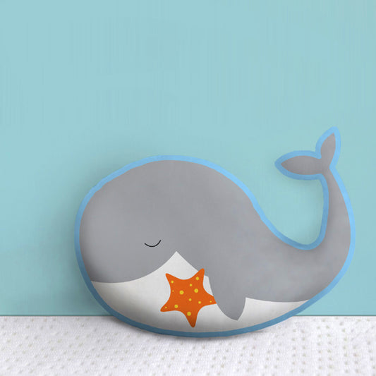 whale shaped cushion