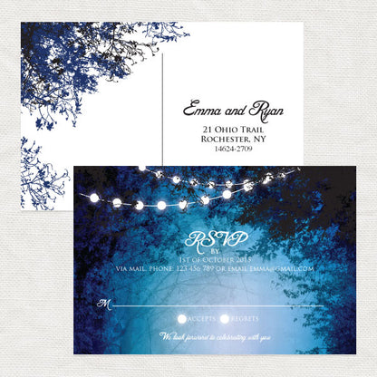 Into the woods wedding invitation - PRINTABLE FILE