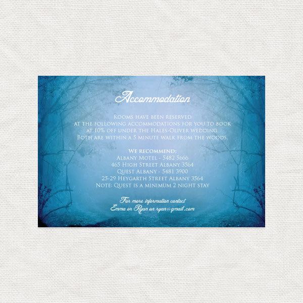 Into the woods wedding invitation - PRINTABLE FILE