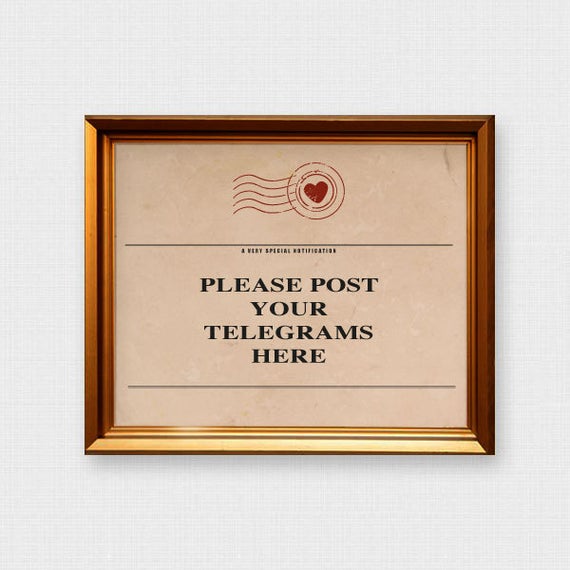 FREE telegram guest book sign