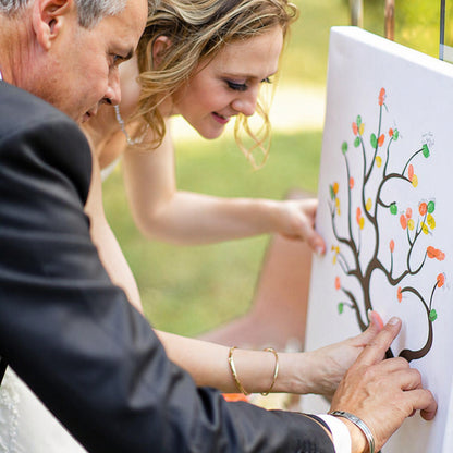 Tree of Love Fingerprint Guest Book Alternative – Wedding Poster